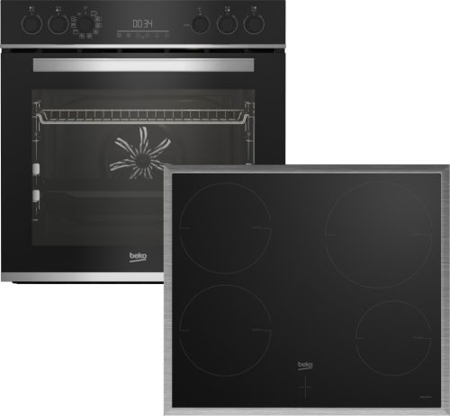 Beko BBUM13340XMPEF beépíthető légkeveréses sütő+Indukciós főzőlap szett.(Csak együtt használhatóak!)