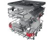Whirlpool BKSV1AV Teljesen beépíthető mosogatógép 14 terítékes