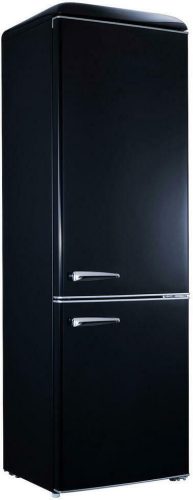 Best Matic COM-126800.7, fekete 192 cm magas kombinált retró hűtőszekrény