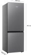 Henricks(Német vestel)HKS3091.1x inox kombi hűtőszekrény