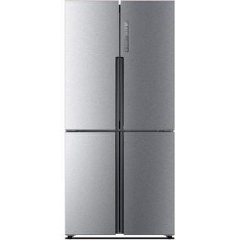   Haier HTF-456DM6, inox 84 cm széles Side by Side hűtőszekrény