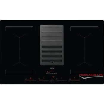   AEG IDK84453IB, 83 cm széles indukciós főzőlap beépített elszívóval