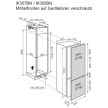 Electrolux IK307BNL, 177 cm magas beépíthető kombinált hűtőszekrény