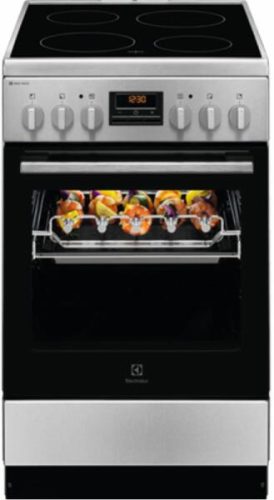 Electrolux LKR540202X, inox 50 cm széles kerámialapos villanytűzhely