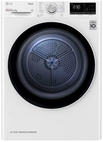 LG RH80V3AVBN, 8 Kg-os hőszivattyús szárítógép