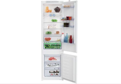 Beko BCSA306E4ZSN beépíthető kombi prémium hűtőszekrény+beépítő szett!